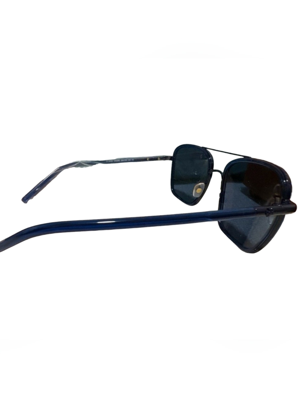 Tory Burch Navy Lens Sunglasses with Orange Logo Case - Picture 5 of 7
